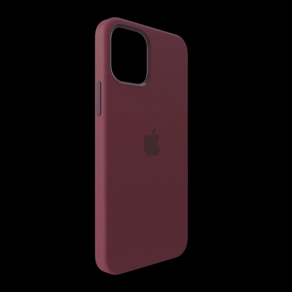 iPhone 12 Silicone Case with MagSafe Plum 4